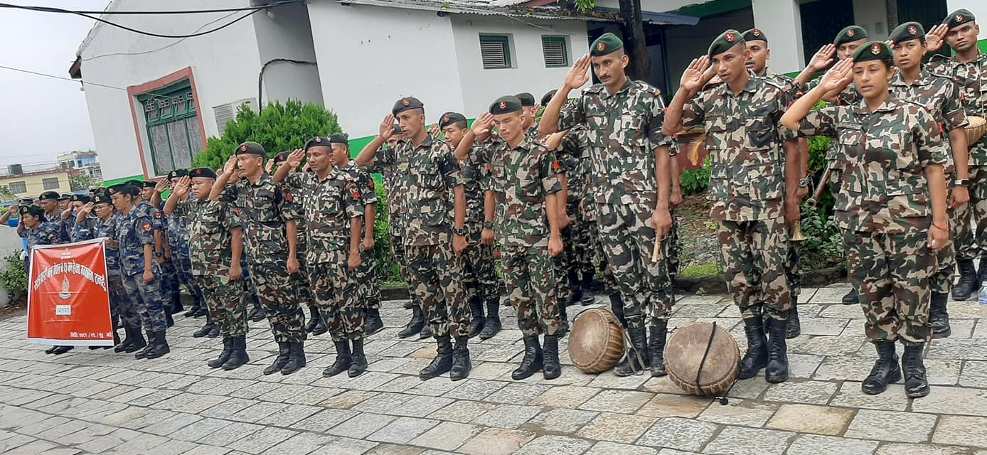 प्रभातफेरी तथा शुभकामना आदान प्रदान - गणतन्त्र दिवस २०८१